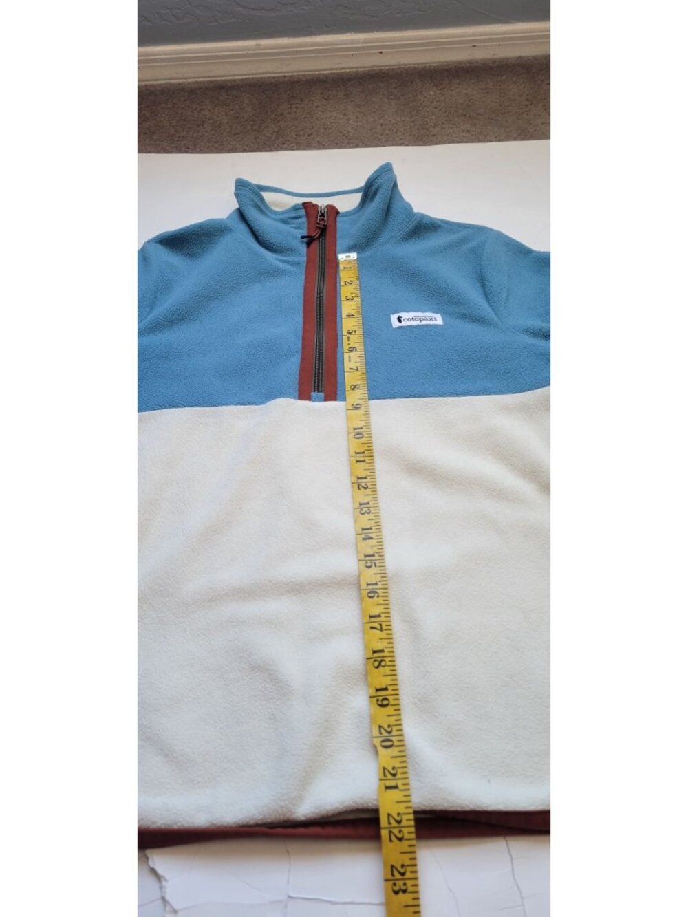 Cotopaxi Amado Half Zip Fleece Pullover Size S Outer Wear Cabincore Ski Lodge - Picture 10 of 11